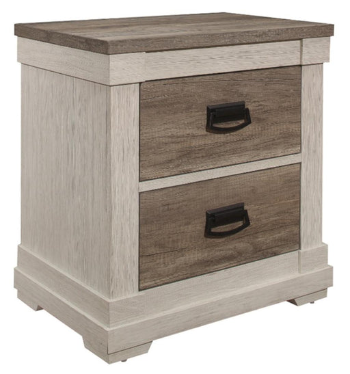 Homelegance Arcadia Nightstand in White & Weathered Gray 1677-4 - Premium Nightstand from Homelegance (Titan Warehouse) - Just $163.80! Shop now at Furniture Wholesale Plus  We are the best furniture store in Nashville, Hendersonville, Goodlettsville, Madison, Antioch, Mount Juliet, Lebanon, Gallatin, Springfield, Murfreesboro, Franklin, Brentwood