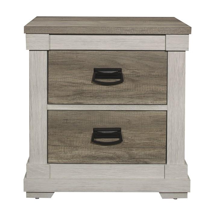 Homelegance Arcadia Nightstand in White & Weathered Gray 1677-4 - Premium Nightstand from Homelegance (Titan Warehouse) - Just $163.80! Shop now at Furniture Wholesale Plus  We are the best furniture store in Nashville, Hendersonville, Goodlettsville, Madison, Antioch, Mount Juliet, Lebanon, Gallatin, Springfield, Murfreesboro, Franklin, Brentwood