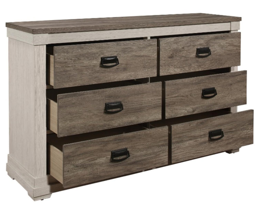 Homelegance Arcadia Dresser in White & Weathered Gray 1677-5 - Premium Dresser from Homelegance (Titan Warehouse) - Just $507! Shop now at Furniture Wholesale Plus  We are the best furniture store in Nashville, Hendersonville, Goodlettsville, Madison, Antioch, Mount Juliet, Lebanon, Gallatin, Springfield, Murfreesboro, Franklin, Brentwood