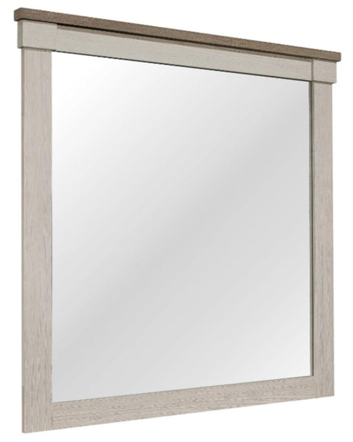 Homelegance Arcadia Mirror in White & Weathered Gray 1677-6 - Premium Mirror from Homelegance (Titan Warehouse) - Just $101.40! Shop now at Furniture Wholesale Plus  We are the best furniture store in Nashville, Hendersonville, Goodlettsville, Madison, Antioch, Mount Juliet, Lebanon, Gallatin, Springfield, Murfreesboro, Franklin, Brentwood