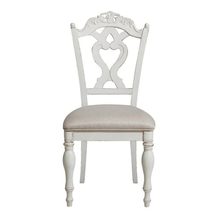 Homelegance Cinderella Chair in Antique White with Grey Rub-Through 1386NW-11C - Premium Desk Chair from Homelegance (Titan Warehouse) - Just $146.25! Shop now at Furniture Wholesale Plus  We are the best furniture store in Nashville, Hendersonville, Goodlettsville, Madison, Antioch, Mount Juliet, Lebanon, Gallatin, Springfield, Murfreesboro, Franklin, Brentwood