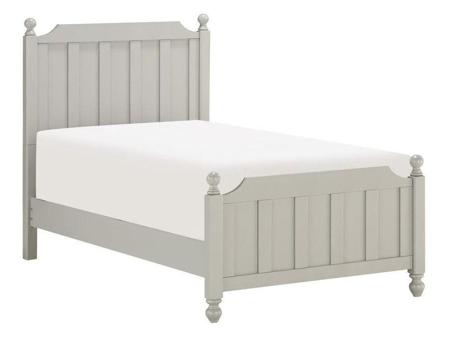 Homelegance Wellsummer Twin Panel Bed in Gray 1803GYT-1* - Premium Bed from Homelegance (Titan Warehouse) - Just $368.55! Shop now at Furniture Wholesale Plus  We are the best furniture store in Nashville, Hendersonville, Goodlettsville, Madison, Antioch, Mount Juliet, Lebanon, Gallatin, Springfield, Murfreesboro, Franklin, Brentwood