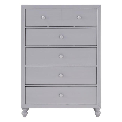 Homelegance Wellsummer 5 Drawer Chest in Gray 1803GY-9 - Premium Chest from Homelegance (Titan Warehouse) - Just $487.50! Shop now at Furniture Wholesale Plus  We are the best furniture store in Nashville, Hendersonville, Goodlettsville, Madison, Antioch, Mount Juliet, Lebanon, Gallatin, Springfield, Murfreesboro, Franklin, Brentwood