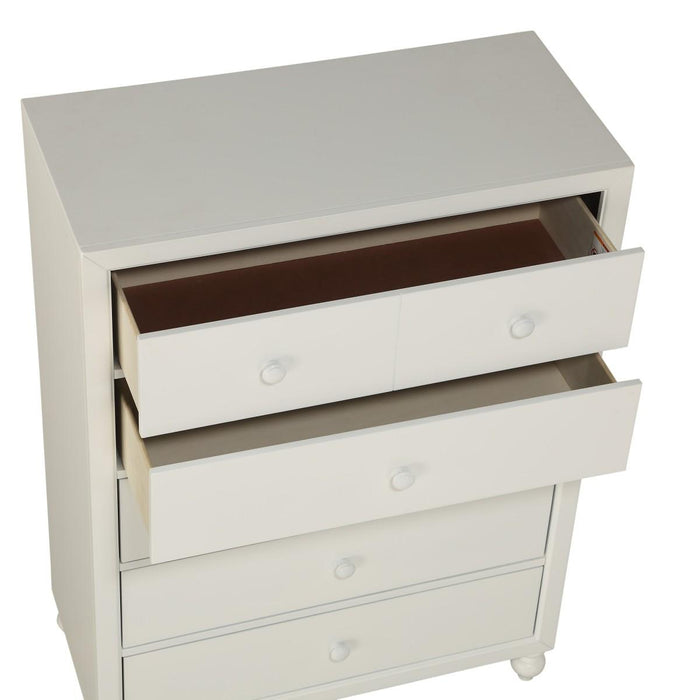 Homelegance Wellsummer 5 Drawer Chest in Gray 1803GY-9 - Premium Chest from Homelegance (Titan Warehouse) - Just $487.50! Shop now at Furniture Wholesale Plus  We are the best furniture store in Nashville, Hendersonville, Goodlettsville, Madison, Antioch, Mount Juliet, Lebanon, Gallatin, Springfield, Murfreesboro, Franklin, Brentwood