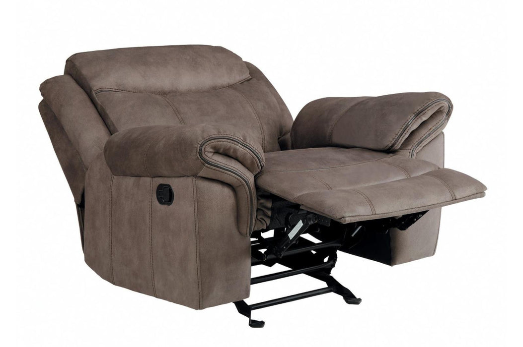 Homelegance Furniture Aram Glider Reclining Chair in Dark Brown 8206NF-1 - Premium Chair from Homelegance (Titan Warehouse) - Just $583.05! Shop now at Furniture Wholesale Plus  We are the best furniture store in Nashville, Hendersonville, Goodlettsville, Madison, Antioch, Mount Juliet, Lebanon, Gallatin, Springfield, Murfreesboro, Franklin, Brentwood