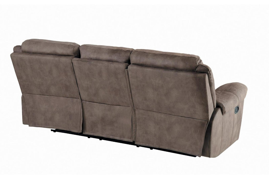 Homelegance Furniture Aram Double Glider Reclining Sofa in Dark Brown 8206NF-3 - Premium Sofa from Homelegance (Titan Warehouse) - Just $1109.55! Shop now at Furniture Wholesale Plus  We are the best furniture store in Nashville, Hendersonville, Goodlettsville, Madison, Antioch, Mount Juliet, Lebanon, Gallatin, Springfield, Murfreesboro, Franklin, Brentwood