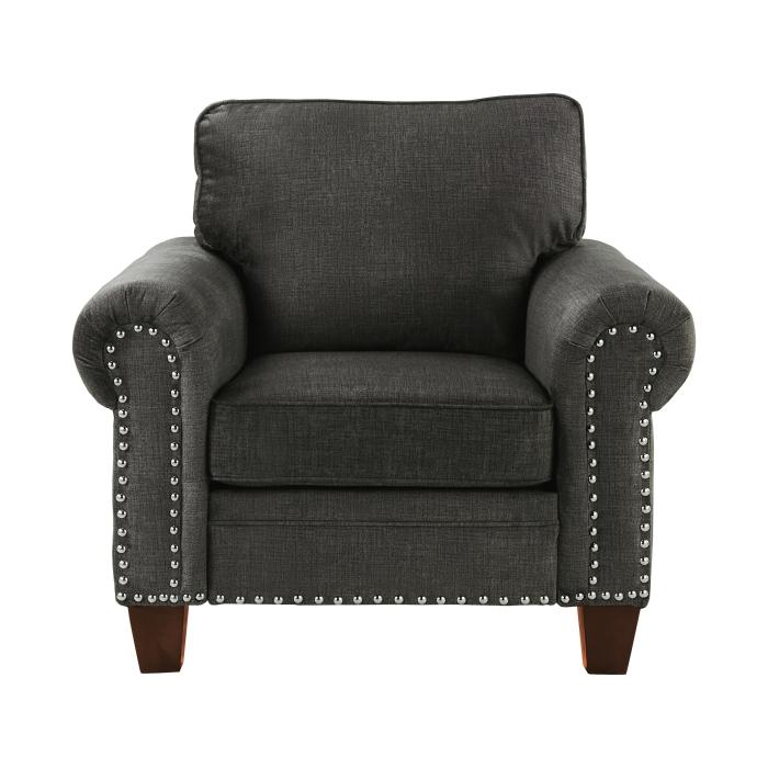 Homelegance Furniture Cornelia Chair in Dark Gray 8216DG-1 - Premium Chair from Homelegance (Titan Warehouse) - Just $349.05! Shop now at Furniture Wholesale Plus  We are the best furniture store in Nashville, Hendersonville, Goodlettsville, Madison, Antioch, Mount Juliet, Lebanon, Gallatin, Springfield, Murfreesboro, Franklin, Brentwood