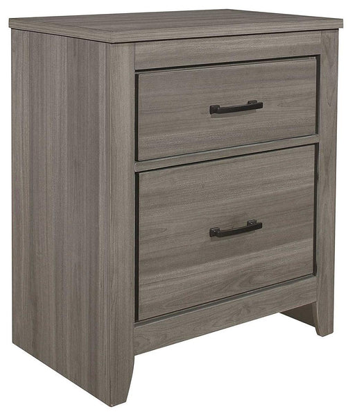 Homelegance Waldorf 2 Drawer Nightstand in Dark Gray 1902-4 - Premium Nightstand from Homelegance (Titan Warehouse) - Just $167.70! Shop now at Furniture Wholesale Plus  We are the best furniture store in Nashville, Hendersonville, Goodlettsville, Madison, Antioch, Mount Juliet, Lebanon, Gallatin, Springfield, Murfreesboro, Franklin, Brentwood