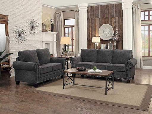 Homelegance Furniture Cornelia Loveseat in Dark Gray 8216DG-2 - Premium Loveseat from Homelegance (Titan Warehouse) - Just $544.05! Shop now at Furniture Wholesale Plus  We are the best furniture store in Nashville, Hendersonville, Goodlettsville, Madison, Antioch, Mount Juliet, Lebanon, Gallatin, Springfield, Murfreesboro, Franklin, Brentwood