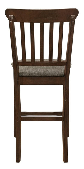 Homelegance Schleiger Counter Height Chair in Dark Brown (Set of 2) - Premium Chair from Homelegance (Titan Warehouse) - Just $107.25! Shop now at Furniture Wholesale Plus  We are the best furniture store in Nashville, Hendersonville, Goodlettsville, Madison, Antioch, Mount Juliet, Lebanon, Gallatin, Springfield, Murfreesboro, Franklin, Brentwood