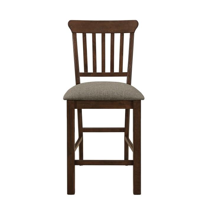 Homelegance Schleiger Counter Height Chair in Dark Brown (Set of 2) - Premium Chair from Homelegance (Titan Warehouse) - Just $107.25! Shop now at Furniture Wholesale Plus  We are the best furniture store in Nashville, Hendersonville, Goodlettsville, Madison, Antioch, Mount Juliet, Lebanon, Gallatin, Springfield, Murfreesboro, Franklin, Brentwood