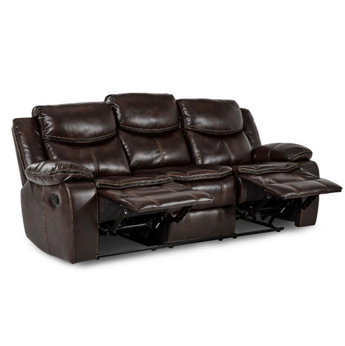 Homelegance Furniture Bastrop Double Reclining Sofa in Brown 8230BRW-3 - Premium Sofa from Homelegance (Titan Warehouse) - Just $965.25! Shop now at Furniture Wholesale Plus  We are the best furniture store in Nashville, Hendersonville, Goodlettsville, Madison, Antioch, Mount Juliet, Lebanon, Gallatin, Springfield, Murfreesboro, Franklin, Brentwood