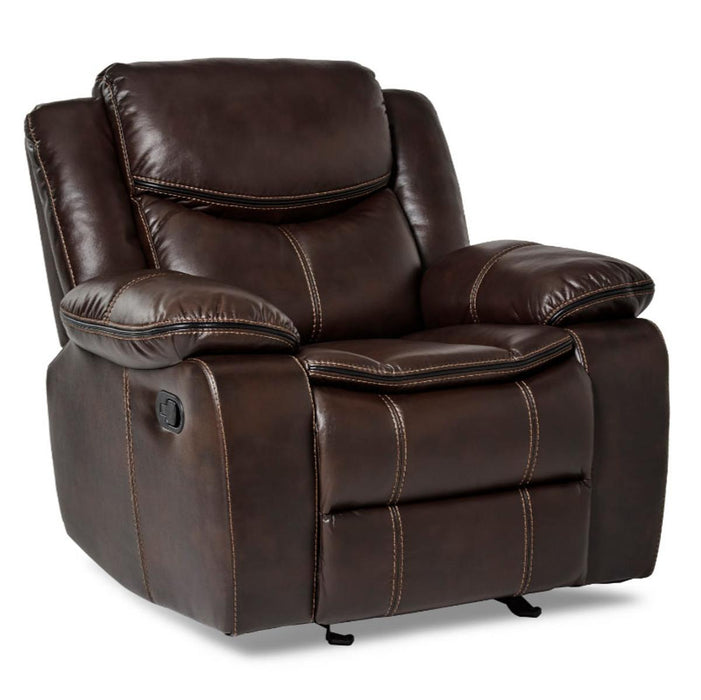 Homelegance Furniture Bastrop Glider Reclining Chair in Brown 8230BRW-1 - Premium Chair from Homelegance (Titan Warehouse) - Just $555.75! Shop now at Furniture Wholesale Plus  We are the best furniture store in Nashville, Hendersonville, Goodlettsville, Madison, Antioch, Mount Juliet, Lebanon, Gallatin, Springfield, Murfreesboro, Franklin, Brentwood