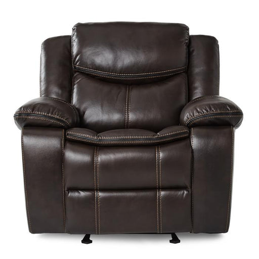 Homelegance Furniture Bastrop Glider Reclining Chair in Brown 8230BRW-1 - Premium Chair from Homelegance (Titan Warehouse) - Just $555.75! Shop now at Furniture Wholesale Plus  We are the best furniture store in Nashville, Hendersonville, Goodlettsville, Madison, Antioch, Mount Juliet, Lebanon, Gallatin, Springfield, Murfreesboro, Franklin, Brentwood