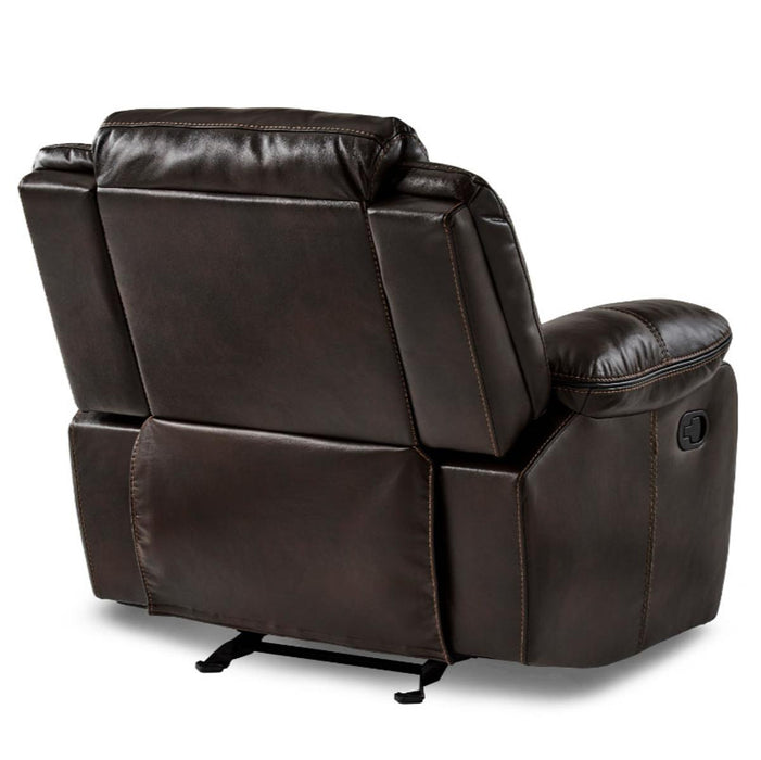 Homelegance Furniture Bastrop Glider Reclining Chair in Brown 8230BRW-1 - Premium Chair from Homelegance (Titan Warehouse) - Just $555.75! Shop now at Furniture Wholesale Plus  We are the best furniture store in Nashville, Hendersonville, Goodlettsville, Madison, Antioch, Mount Juliet, Lebanon, Gallatin, Springfield, Murfreesboro, Franklin, Brentwood