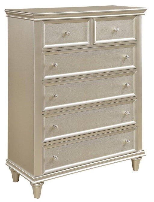 Homelegance Celandine 6 Drawer Chest in Silver 1928-9 - Premium Chest from Homelegance (Titan Warehouse) - Just $526.50! Shop now at Furniture Wholesale Plus  We are the best furniture store in Nashville, Hendersonville, Goodlettsville, Madison, Antioch, Mount Juliet, Lebanon, Gallatin, Springfield, Murfreesboro, Franklin, Brentwood