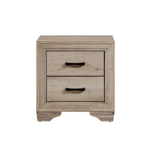 Homelegance Lonan 2 Drawer Nightstand in Natural 1955-4 - Premium Nightstand from Homelegance (Titan Warehouse) - Just $146.25! Shop now at Furniture Wholesale Plus  We are the best furniture store in Nashville, Hendersonville, Goodlettsville, Madison, Antioch, Mount Juliet, Lebanon, Gallatin, Springfield, Murfreesboro, Franklin, Brentwood