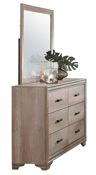 Homelegance Lonan 6 Drawer Dresser in Natural 1955-5 - Premium Dresser from Homelegance (Titan Warehouse) - Just $448.50! Shop now at Furniture Wholesale Plus  We are the best furniture store in Nashville, Hendersonville, Goodlettsville, Madison, Antioch, Mount Juliet, Lebanon, Gallatin, Springfield, Murfreesboro, Franklin, Brentwood