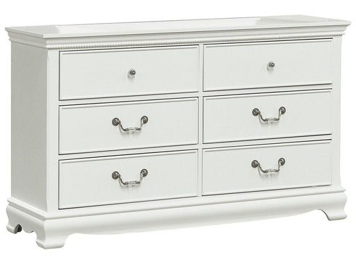 Homelegance Lucida 6 Drawer Dresser in White 2039W-5 - Premium Dresser from Homelegance (Titan Warehouse) - Just $546! Shop now at Furniture Wholesale Plus  We are the best furniture store in Nashville, Hendersonville, Goodlettsville, Madison, Antioch, Mount Juliet, Lebanon, Gallatin, Springfield, Murfreesboro, Franklin, Brentwood