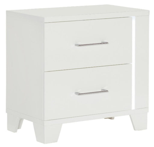 Homelegance Kerren Nightstand in White 1678W-4 - Premium Nightstand from Homelegance (Titan Warehouse) - Just $290.55! Shop now at Furniture Wholesale Plus  We are the best furniture store in Nashville, Hendersonville, Goodlettsville, Madison, Antioch, Mount Juliet, Lebanon, Gallatin, Springfield, Murfreesboro, Franklin, Brentwood