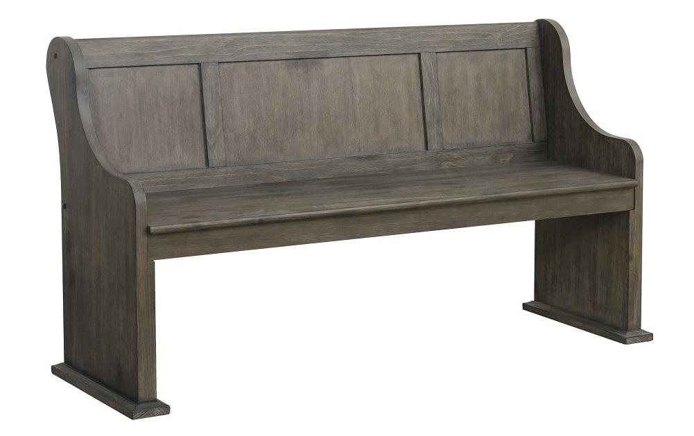 Homelegance Toulon Bench with Curved Arms in Dark Pewter 5438-14A - Premium Bench from Homelegance (Titan Warehouse) - Just $388.05! Shop now at Furniture Wholesale Plus  We are the best furniture store in Nashville, Hendersonville, Goodlettsville, Madison, Antioch, Mount Juliet, Lebanon, Gallatin, Springfield, Murfreesboro, Franklin, Brentwood