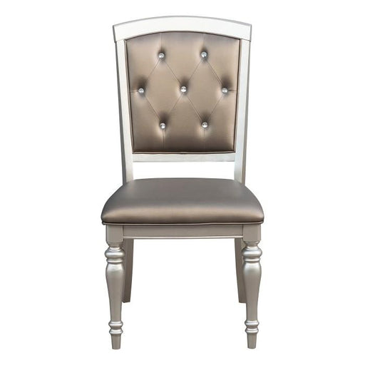 Homelegance Orsina Side Chair in Silver (Set of 2) - Premium Side Chair from Homelegance (Titan Warehouse) - Just $152.10! Shop now at Furniture Wholesale Plus  We are the best furniture store in Nashville, Hendersonville, Goodlettsville, Madison, Antioch, Mount Juliet, Lebanon, Gallatin, Springfield, Murfreesboro, Franklin, Brentwood