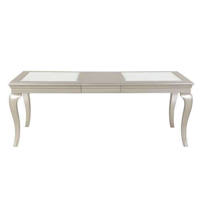 Homelegance Crawford Dining Table in Silver 5546-84 - Premium Dining Table from Homelegance (Titan Warehouse) - Just $614.25! Shop now at Furniture Wholesale Plus  We are the best furniture store in Nashville, Hendersonville, Goodlettsville, Madison, Antioch, Mount Juliet, Lebanon, Gallatin, Springfield, Murfreesboro, Franklin, Brentwood