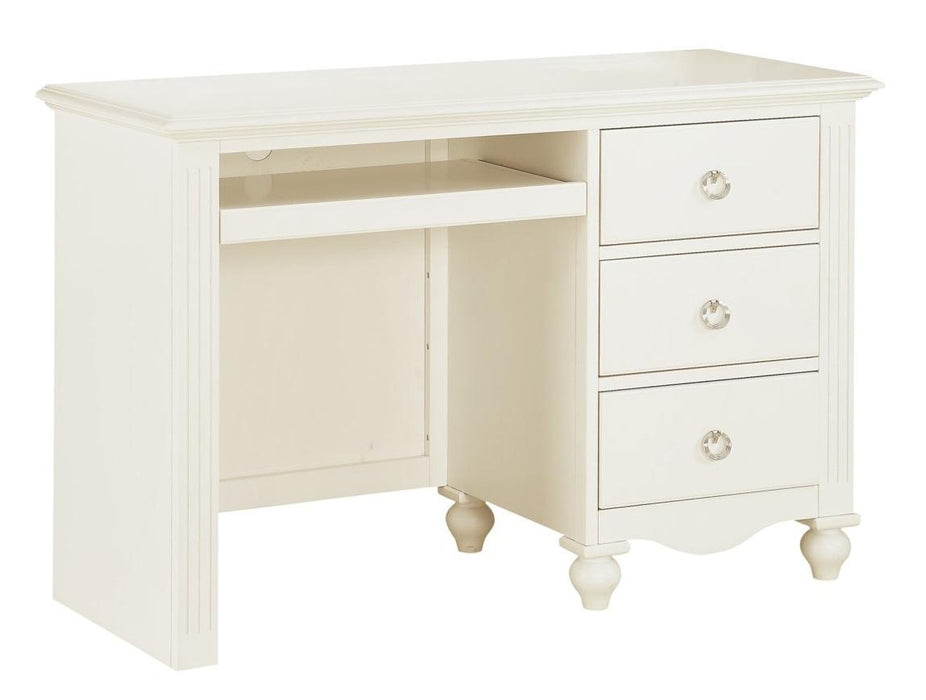 Homelegance Meghan 3 Drawer Writing Desk in White 2058WH-15 - Premium Writing Desk from Homelegance (Titan Warehouse) - Just $544.05! Shop now at Furniture Wholesale Plus  We are the best furniture store in Nashville, Hendersonville, Goodlettsville, Madison, Antioch, Mount Juliet, Lebanon, Gallatin, Springfield, Murfreesboro, Franklin, Brentwood