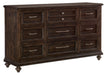 Homelegance Cardona Dresser in Driftwood Charcoal 1689-5 - Premium Dresser from Homelegance (Titan Warehouse) - Just $867.75! Shop now at Furniture Wholesale Plus  We are the best furniture store in Nashville, Hendersonville, Goodlettsville, Madison, Antioch, Mount Juliet, Lebanon, Gallatin, Springfield, Murfreesboro, Franklin, Brentwood