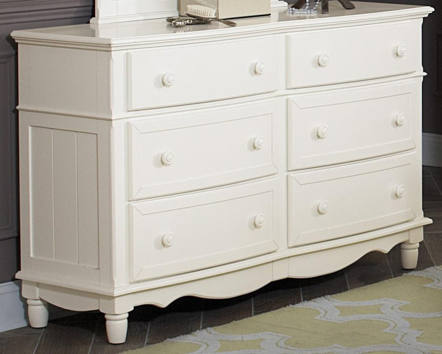 Homelegance Clementine 6 Drawer Dresser in White B1799-5 - Premium Dresser from Homelegance (Titan Warehouse) - Just $598.65! Shop now at Furniture Wholesale Plus  We are the best furniture store in Nashville, Hendersonville, Goodlettsville, Madison, Antioch, Mount Juliet, Lebanon, Gallatin, Springfield, Murfreesboro, Franklin, Brentwood