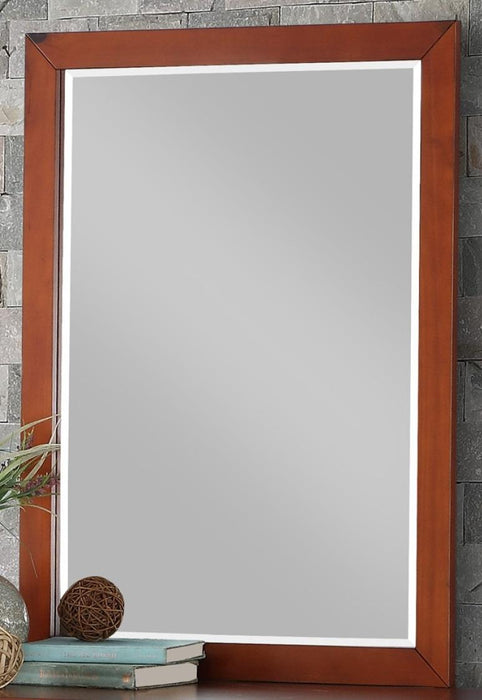 Homelegance Rowe Mirror in Dark Cherry B2013DC-6 - Premium Mirror from Homelegance (Titan Warehouse) - Just $87.75! Shop now at Furniture Wholesale Plus  We are the best furniture store in Nashville, Hendersonville, Goodlettsville, Madison, Antioch, Mount Juliet, Lebanon, Gallatin, Springfield, Murfreesboro, Franklin, Brentwood