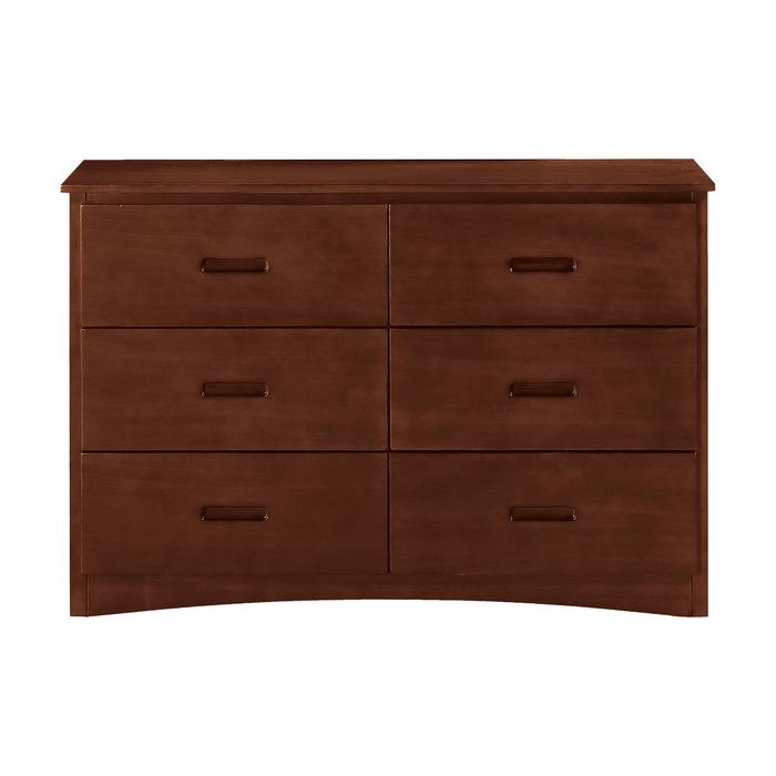 Homelegance Rowe 6 Drawer Dresser in Dark Cherry B2013DC-5 - Premium Dresser from Homelegance (Titan Warehouse) - Just $388.05! Shop now at Furniture Wholesale Plus  We are the best furniture store in Nashville, Hendersonville, Goodlettsville, Madison, Antioch, Mount Juliet, Lebanon, Gallatin, Springfield, Murfreesboro, Franklin, Brentwood