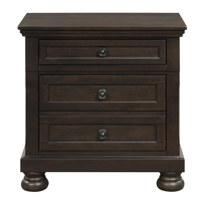 Homelegance Begonia Nightstand in Gray 1718GY-4 - Premium Nightstand from Homelegance (Titan Warehouse) - Just $251.55! Shop now at Furniture Wholesale Plus  We are the best furniture store in Nashville, Hendersonville, Goodlettsville, Madison, Antioch, Mount Juliet, Lebanon, Gallatin, Springfield, Murfreesboro, Franklin, Brentwood