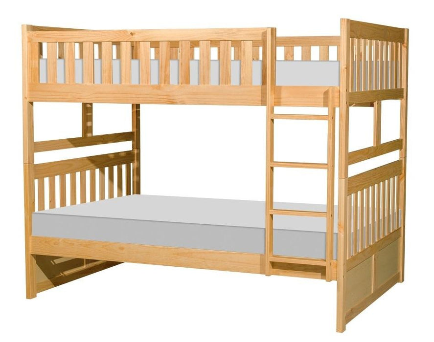 Homelegance Bartly Full/Full Bunk Bed in Natural B2043FF-1* - Premium Bed from Homelegance (Titan Warehouse) - Just $641.55! Shop now at Furniture Wholesale Plus  We are the best furniture store in Nashville, Hendersonville, Goodlettsville, Madison, Antioch, Mount Juliet, Lebanon, Gallatin, Springfield, Murfreesboro, Franklin, Brentwood