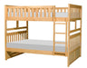 Homelegance Bartly Full/Full Bunk Bed in Natural B2043FF-1* - Premium Bed from Homelegance (Titan Warehouse) - Just $641.55! Shop now at Furniture Wholesale Plus  We are the best furniture store in Nashville, Hendersonville, Goodlettsville, Madison, Antioch, Mount Juliet, Lebanon, Gallatin, Springfield, Murfreesboro, Franklin, Brentwood