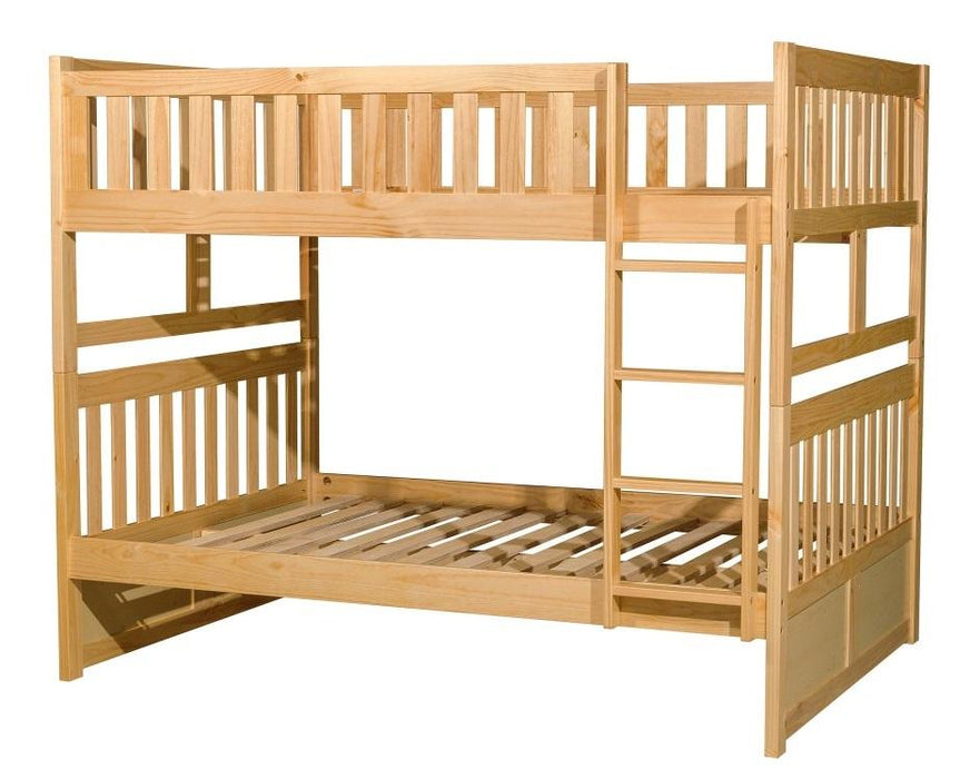 Homelegance Bartly Full/Full Bunk Bed in Natural B2043FF-1* - Premium Bed from Homelegance (Titan Warehouse) - Just $641.55! Shop now at Furniture Wholesale Plus  We are the best furniture store in Nashville, Hendersonville, Goodlettsville, Madison, Antioch, Mount Juliet, Lebanon, Gallatin, Springfield, Murfreesboro, Franklin, Brentwood