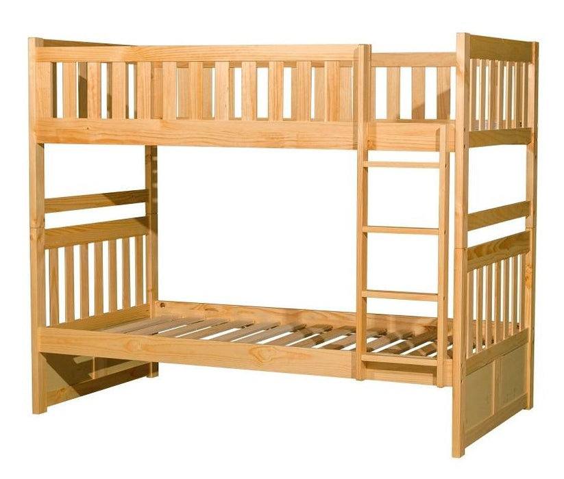 Homelegance Bartly Twin/Twin Bunk Bed in Natural B2043-1* - Premium Bed from Homelegance (Titan Warehouse) - Just $427.05! Shop now at Furniture Wholesale Plus  We are the best furniture store in Nashville, Hendersonville, Goodlettsville, Madison, Antioch, Mount Juliet, Lebanon, Gallatin, Springfield, Murfreesboro, Franklin, Brentwood