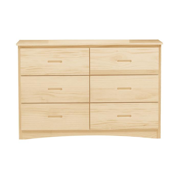 Homelegance Bartly 6 Drawer Dresser in Natural B2043-5 - Premium Dresser from Homelegance (Titan Warehouse) - Just $388.05! Shop now at Furniture Wholesale Plus  We are the best furniture store in Nashville, Hendersonville, Goodlettsville, Madison, Antioch, Mount Juliet, Lebanon, Gallatin, Springfield, Murfreesboro, Franklin, Brentwood