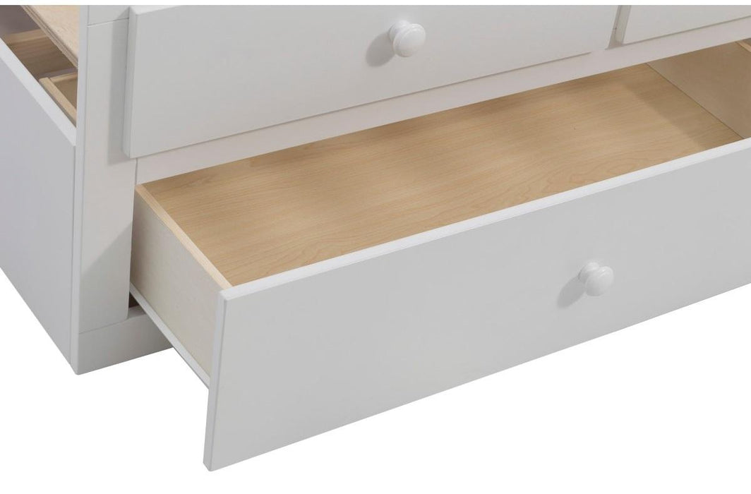 Homelegance Galen Twin/Twin Trundle Bed with Storage in White B2053PRW-1* - Premium Bed from Homelegance (Titan Warehouse) - Just $485.55! Shop now at Furniture Wholesale Plus  We are the best furniture store in Nashville, Hendersonville, Goodlettsville, Madison, Antioch, Mount Juliet, Lebanon, Gallatin, Springfield, Murfreesboro, Franklin, Brentwood