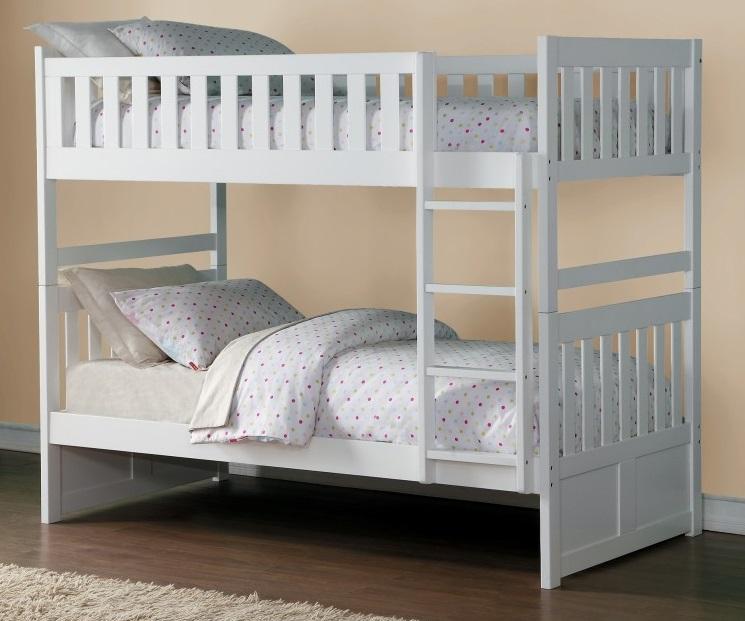 Homelegance Galen Twin/Twin Bunk Bed in White B2053W-1* - Premium Bed from Homelegance (Titan Warehouse) - Just $427.05! Shop now at Furniture Wholesale Plus  We are the best furniture store in Nashville, Hendersonville, Goodlettsville, Madison, Antioch, Mount Juliet, Lebanon, Gallatin, Springfield, Murfreesboro, Franklin, Brentwood