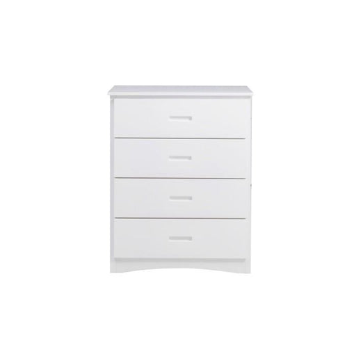 Homelegance Galen 4 Drawer Chest in White B2053W-9 - Premium Chest from Homelegance (Titan Warehouse) - Just $312! Shop now at Furniture Wholesale Plus  We are the best furniture store in Nashville, Hendersonville, Goodlettsville, Madison, Antioch, Mount Juliet, Lebanon, Gallatin, Springfield, Murfreesboro, Franklin, Brentwood