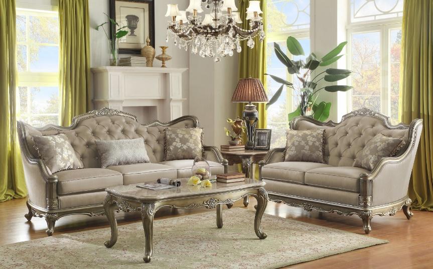 Homelegance Furniture Florentina Loveseat in Taupe 8412-2 - Premium Loveseat from Homelegance (Titan Warehouse) - Just $1597.05! Shop now at Furniture Wholesale Plus  We are the best furniture store in Nashville, Hendersonville, Goodlettsville, Madison, Antioch, Mount Juliet, Lebanon, Gallatin, Springfield, Murfreesboro, Franklin, Brentwood