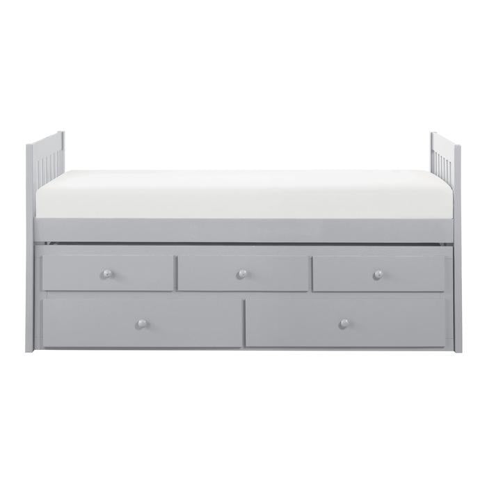 Homelegance Orion Twin/Twin Trundle Bed w/ 2 Storage in Gray B2063PR-1* - Premium Bed from Homelegance (Titan Warehouse) - Just $485.55! Shop now at Furniture Wholesale Plus  We are the best furniture store in Nashville, Hendersonville, Goodlettsville, Madison, Antioch, Mount Juliet, Lebanon, Gallatin, Springfield, Murfreesboro, Franklin, Brentwood