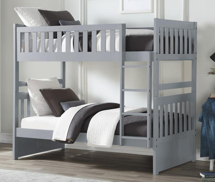 Homelegance Orion Twin/Twin Bunk Bed in Gray B2063-1* - Premium Bed from Homelegance (Titan Warehouse) - Just $427.05! Shop now at Furniture Wholesale Plus  We are the best furniture store in Nashville, Hendersonville, Goodlettsville, Madison, Antioch, Mount Juliet, Lebanon, Gallatin, Springfield, Murfreesboro, Franklin, Brentwood