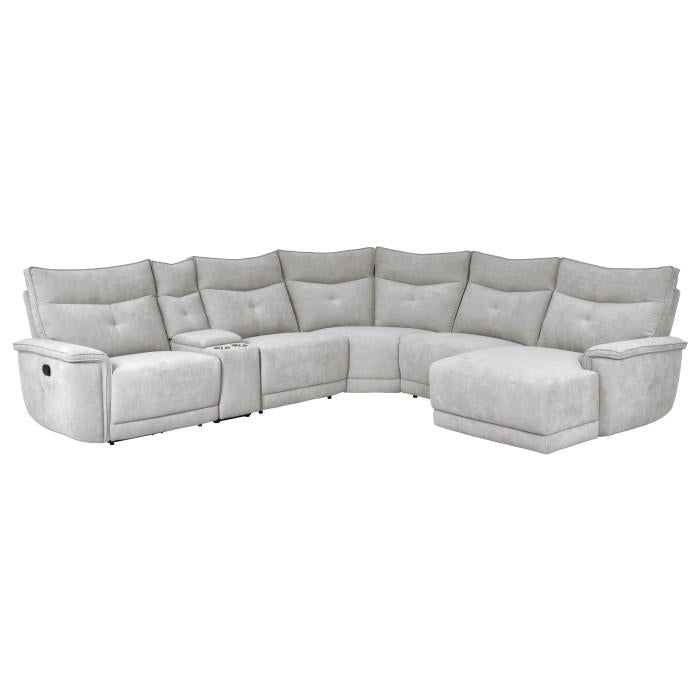 Homelegance Furniture Tesoro 6pc Sectional w/ Right Chaise in Mist Gray - Premium Living Room Set from Homelegance (Titan Warehouse) - Just $2907.45! Shop now at Furniture Wholesale Plus  We are the best furniture store in Nashville, Hendersonville, Goodlettsville, Madison, Antioch, Mount Juliet, Lebanon, Gallatin, Springfield, Murfreesboro, Franklin, Brentwood