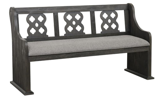 Homelegance Arasina Bench with Curved Arms in Dark Pewter 5559N-14A - Premium Bench from Homelegance (Titan Warehouse) - Just $407.55! Shop now at Furniture Wholesale Plus  We are the best furniture store in Nashville, Hendersonville, Goodlettsville, Madison, Antioch, Mount Juliet, Lebanon, Gallatin, Springfield, Murfreesboro, Franklin, Brentwood