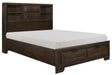 Homelegance Chesky King Bookcase Bed with Footboard Storage in Warm Espresso 1753K-1EK* - Premium Bed from Homelegance (Titan Warehouse) - Just $848.25! Shop now at Furniture Wholesale Plus  We are the best furniture store in Nashville, Hendersonville, Goodlettsville, Madison, Antioch, Mount Juliet, Lebanon, Gallatin, Springfield, Murfreesboro, Franklin, Brentwood