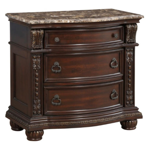 Homelegance Cavalier Nightstand in Dark Cherry 1757-4 - Premium Nightstand from Homelegance (Titan Warehouse) - Just $544.05! Shop now at Furniture Wholesale Plus  We are the best furniture store in Nashville, Hendersonville, Goodlettsville, Madison, Antioch, Mount Juliet, Lebanon, Gallatin, Springfield, Murfreesboro, Franklin, Brentwood