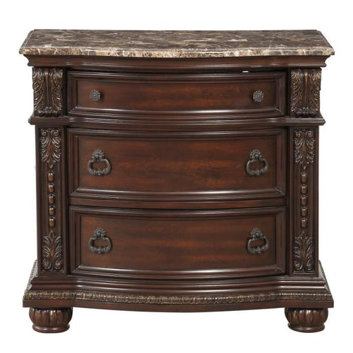 Homelegance Cavalier Nightstand in Dark Cherry 1757-4 - Premium Nightstand from Homelegance (Titan Warehouse) - Just $544.05! Shop now at Furniture Wholesale Plus  We are the best furniture store in Nashville, Hendersonville, Goodlettsville, Madison, Antioch, Mount Juliet, Lebanon, Gallatin, Springfield, Murfreesboro, Franklin, Brentwood