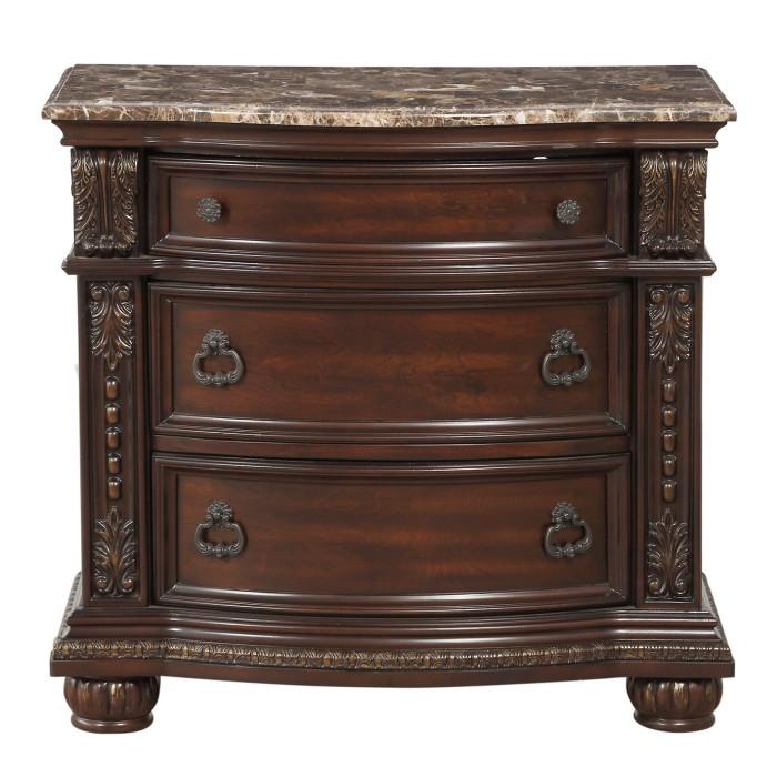 Homelegance Cavalier Nightstand in Dark Cherry 1757-4 - Premium Nightstand from Homelegance (Titan Warehouse) - Just $544.05! Shop now at Furniture Wholesale Plus  We are the best furniture store in Nashville, Hendersonville, Goodlettsville, Madison, Antioch, Mount Juliet, Lebanon, Gallatin, Springfield, Murfreesboro, Franklin, Brentwood